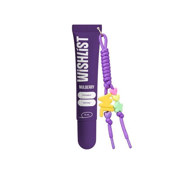 БАЛЬЗАМ-БЛИСК ДЛЯ ГУБ MULBERRY WiSHLiST LIP GLOSS BALM, 10 МЛ + БРЕЛОК-ШНУРОК WL-03-461 фото