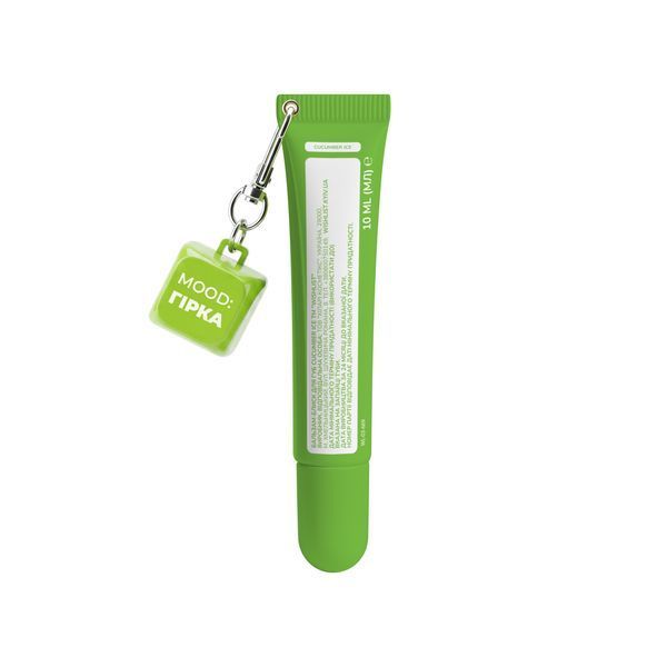 БАЛЬЗАМ-БЛИСК ДЛЯ ГУБ CUCUMBER ICE WiSHLiST LIP GLOSS BALM, 10 МЛ + БРЕЛОК "MOOD: ГІРКА" WL-03-416 фото