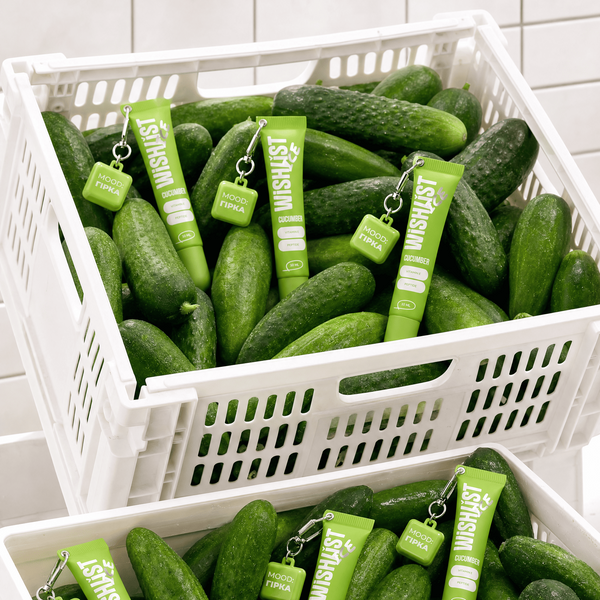 БАЛЬЗАМ-БЛИСК ДЛЯ ГУБ CUCUMBER ICE WiSHLiST LIP GLOSS BALM, 10 МЛ + БРЕЛОК "MOOD: ГІРКА" WL-03-416 фото